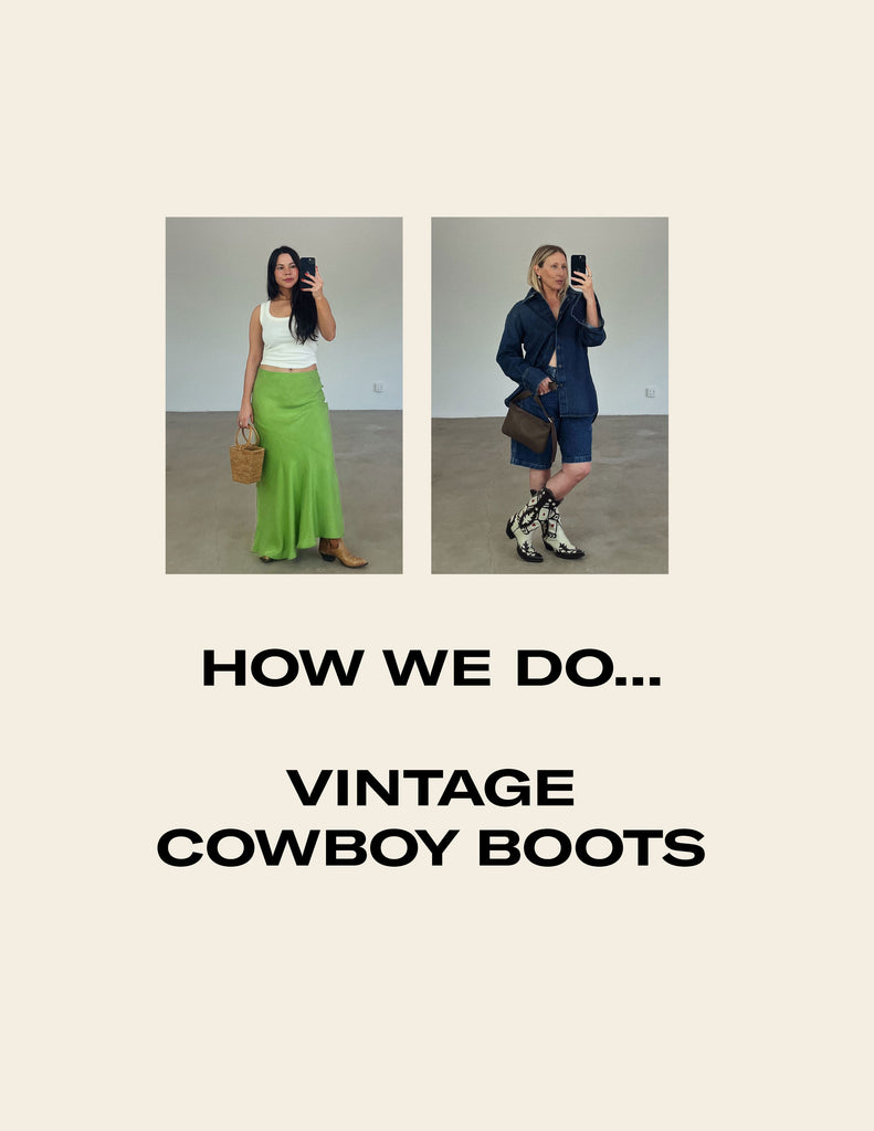 How we do...Vintage cowboy boots