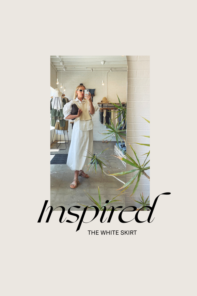 Inspired: The White Skirt