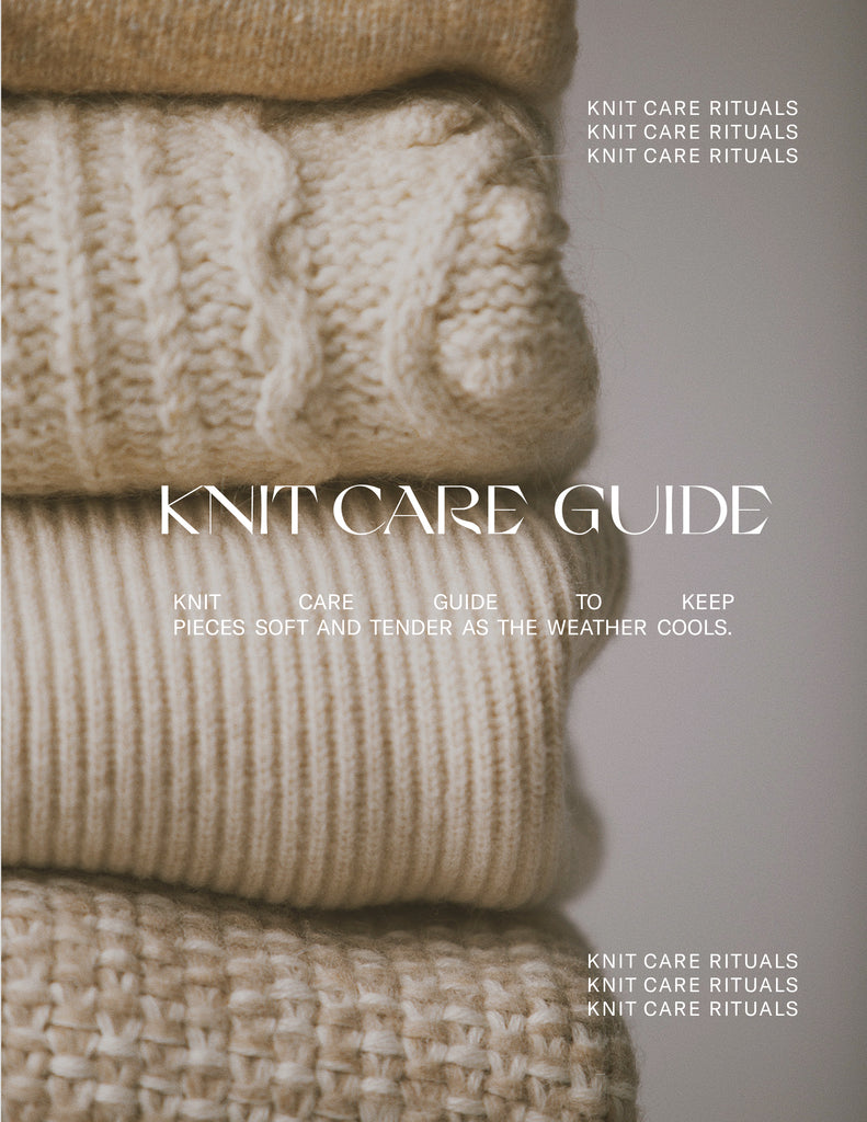 Knit Care Guide