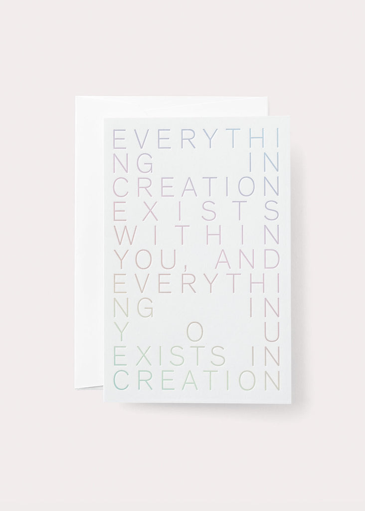 Creation Card Noat